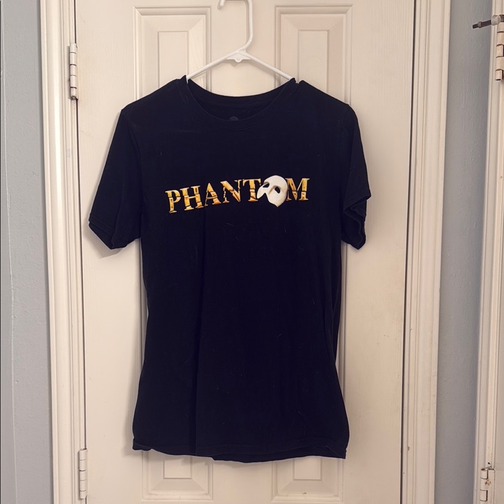 Phantom of the opera Black Graphic Tee